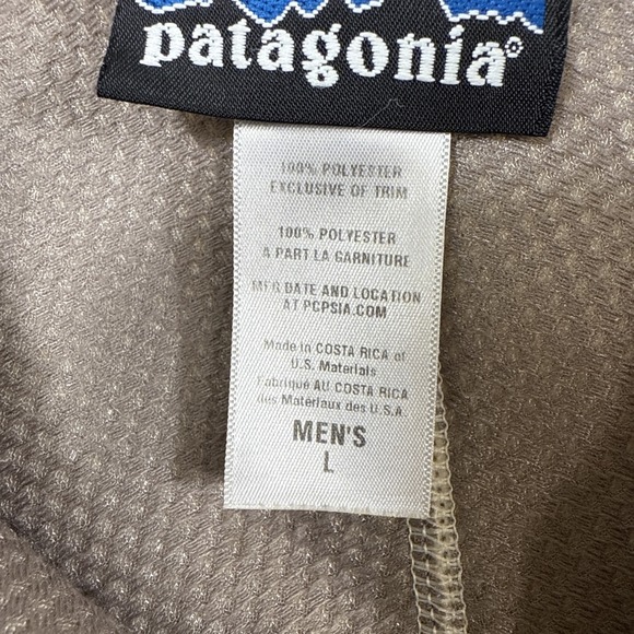 JACKET Vintage Patagonia MENS LARGE Classic Retro X Deep Pile Oatmeal Fleece - Picture 4 of 9